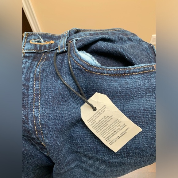 LEVI’S PREMIUM Women’s Denim Jeans 70s High Rise Slim Straight Dark Blue Size 25 - Picture 12 of 15